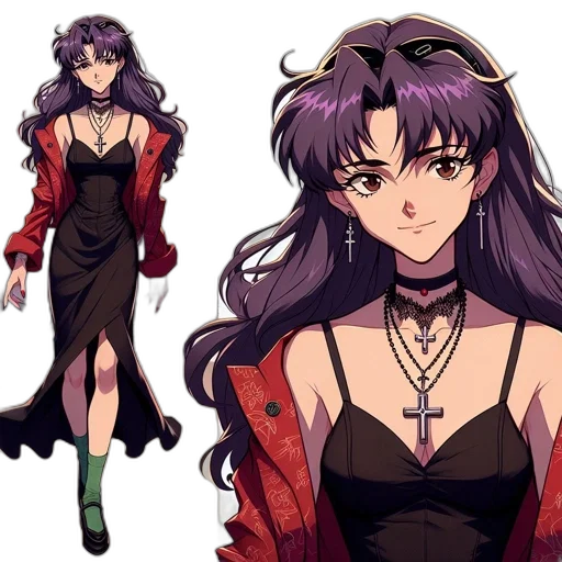 anime, concept art, pixel art, cyberpunk transparent PNG cut-out