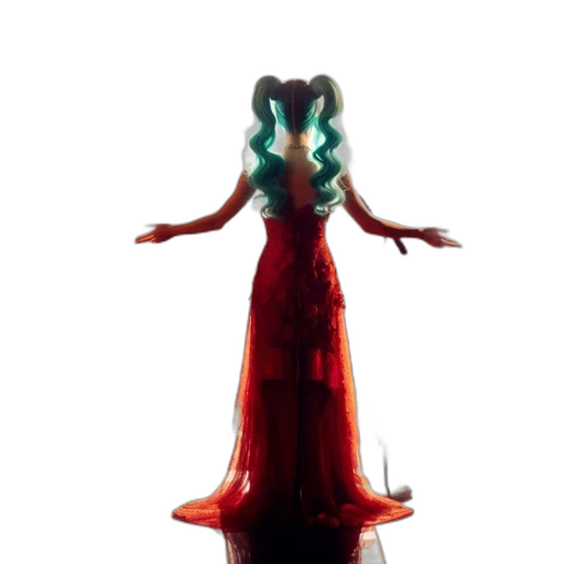 dress, creature, crown, robot transparent PNG cut-out