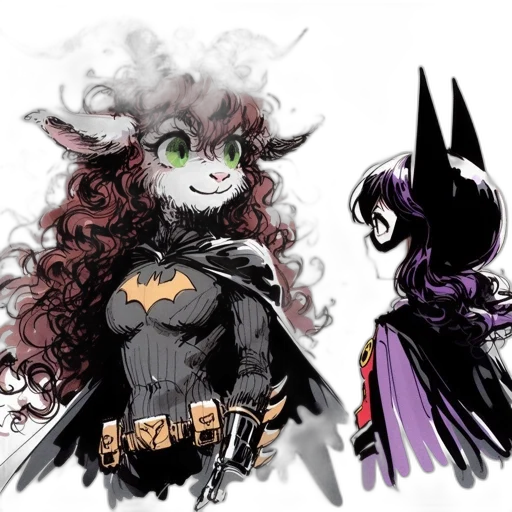 concept art, comic book art, fantasy art, watercolor transparent PNG cut-out
