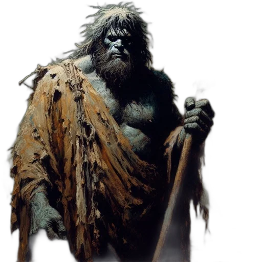 creature, animal, staff, concept art transparent PNG cut-out