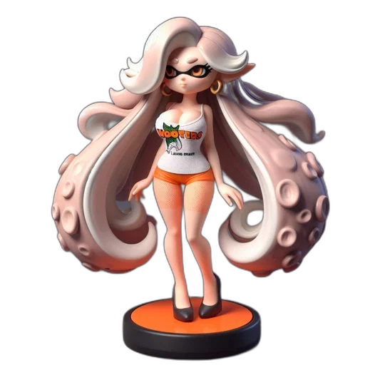 dress, staff, hair, concept art transparent PNG cut-out