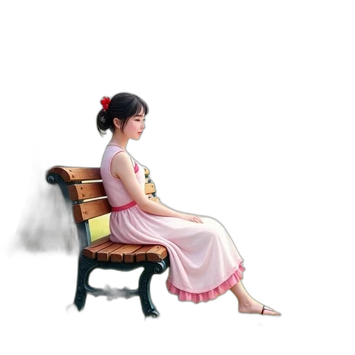dress, furniture, staff, jewelry transparent PNG cut-out