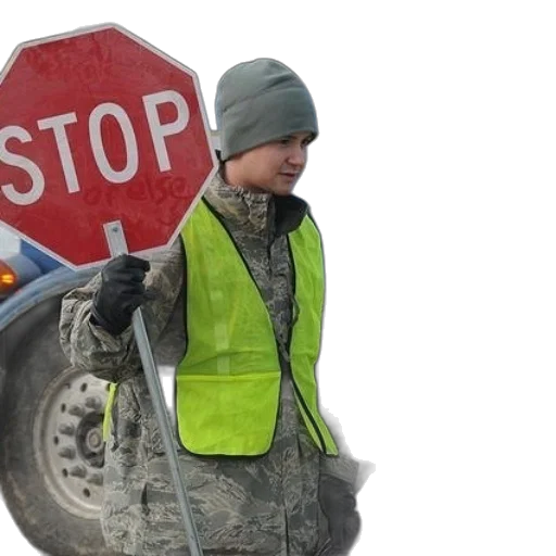 staff, jacket, weapon, photorealistic transparent PNG cut-out
