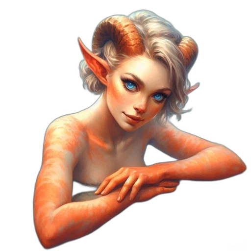 staff, face, jewelry, fantasy art transparent PNG cut-out