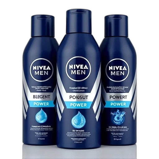bottle, three, bottles, nivea transparent PNG cut-out