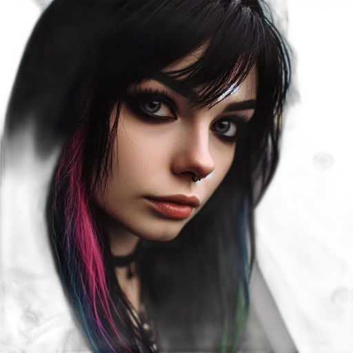 face, fantasy art, photorealistic, concept art transparent PNG cut-out