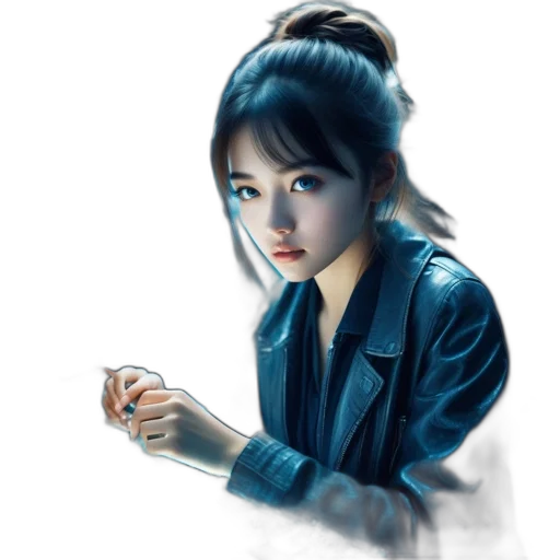 photorealistic, oil painting, fantasy art, anime transparent PNG cut-out