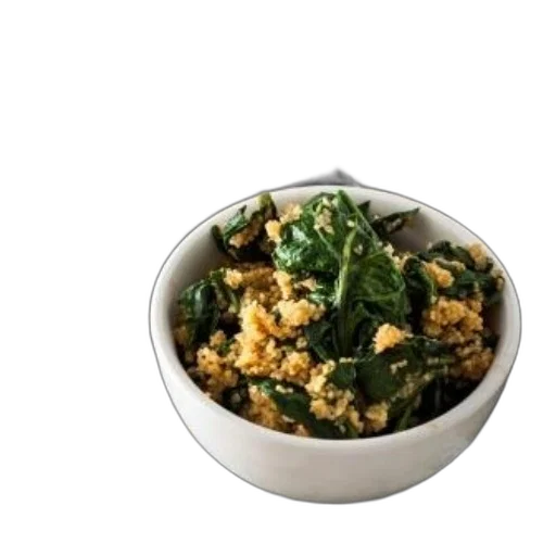 food, bowl, quinoa, spinach transparent PNG cut-out