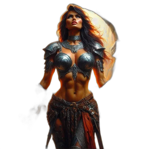 fantasy art, concept art, comic book art, pixel art transparent PNG cut-out