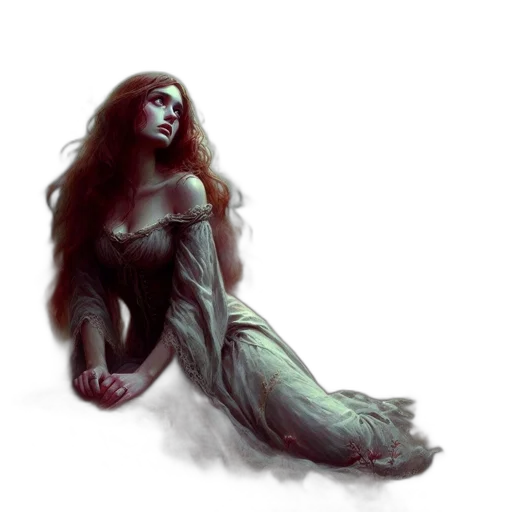 creature, dress, fantasy art, concept art transparent PNG cut-out