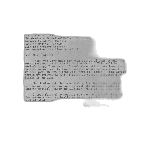 letter, dated, june, 1970 transparent PNG cut-out