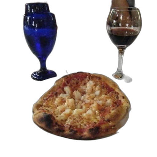 food, pizza, shrimp, white transparent PNG cut-out