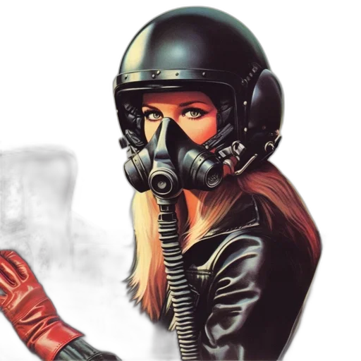 mask, face, jacket, concept art transparent PNG cut-out