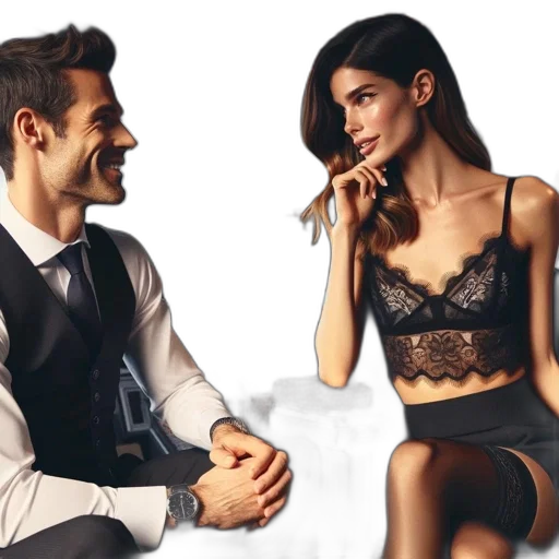 elegant, scene, takes, place transparent PNG cut-out