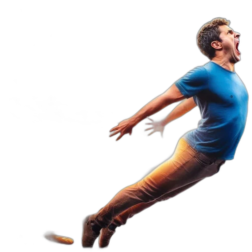 3d render, concept art, poster, flight transparent PNG cut-out