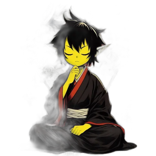 dragon, staff, mask, anime transparent PNG cut-out