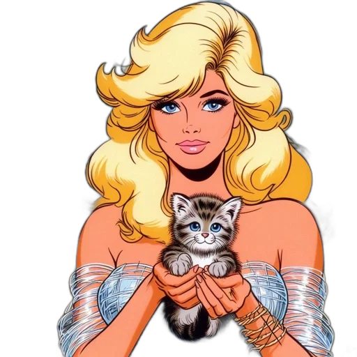 comic book art, cartoon, concept art, fantasy art transparent PNG cut-out
