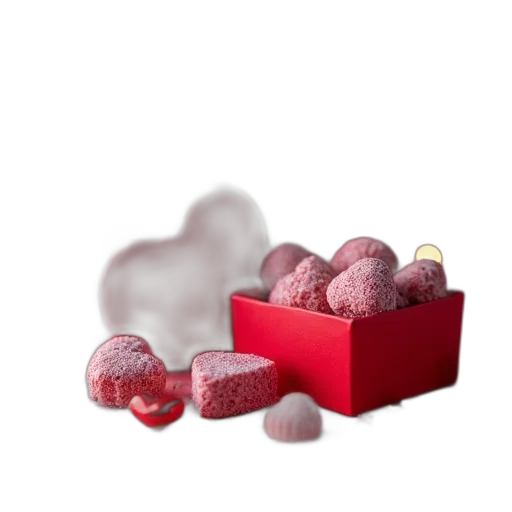 food, 3d render, photorealistic, red transparent PNG cut-out