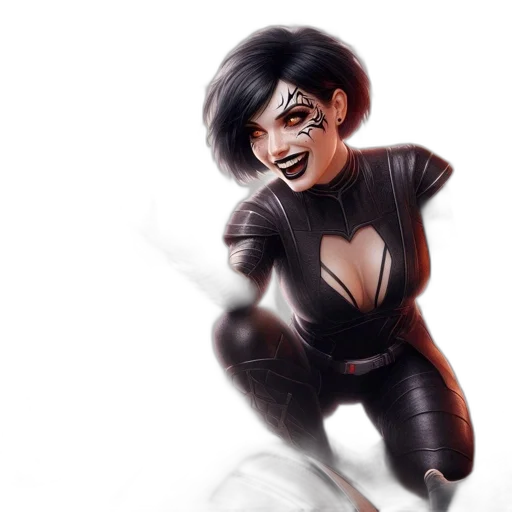 comic book art, concept art, fantasy art, 3d render transparent PNG cut-out