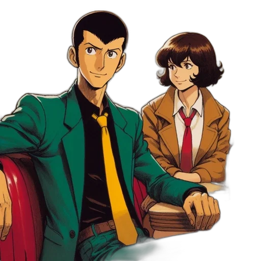 jacket, anime, comic book art, concept art transparent PNG cut-out