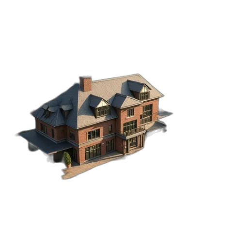 building, furniture, crown, 3d render transparent PNG cut-out