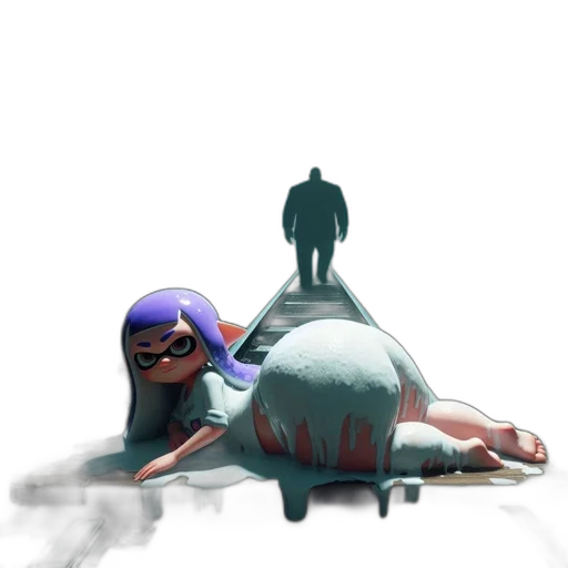 dress, weapon, creature, robot transparent PNG cut-out