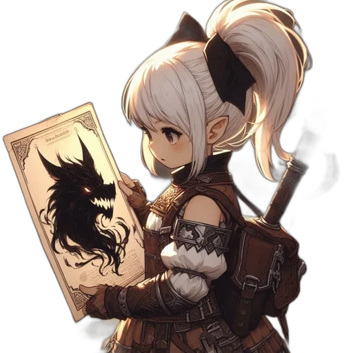 weapon, dragon, staff, face transparent PNG cut-out