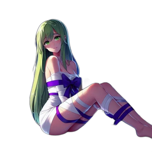 dress, robot, staff, creature transparent PNG cut-out