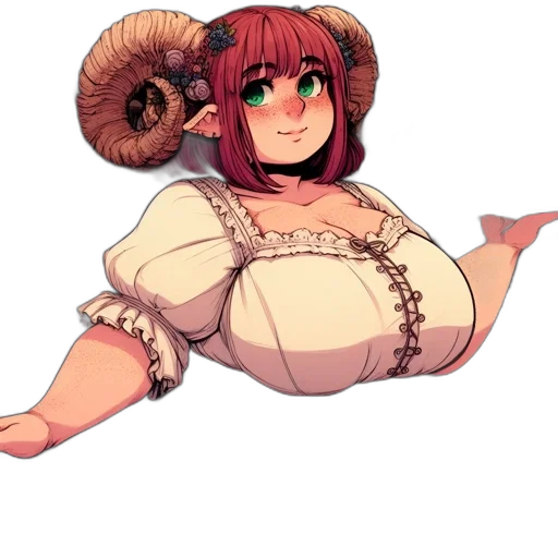 dress, staff, creature, weapon transparent PNG cut-out