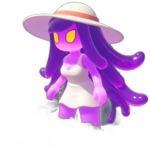 hat, creature, dress, staff transparent PNG cut-out