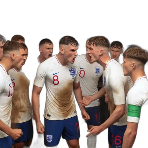 image, english, soccer, players transparent PNG cut-out