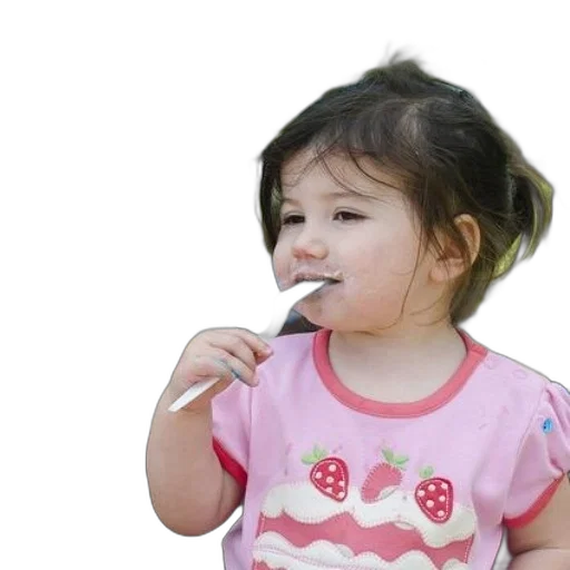 food, photorealistic, young, girl transparent PNG cut-out