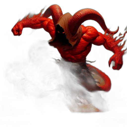 dragon, creature, mask, weapon transparent PNG cut-out