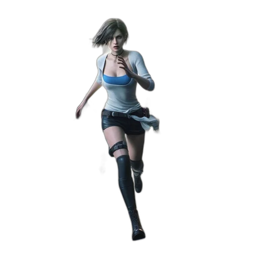 weapon, dress, concept art, 3d render transparent PNG cut-out