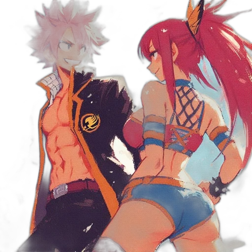 concept art, watercolor, anime, cyberpunk transparent PNG cut-out