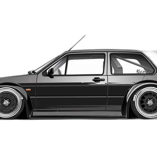 car, photorealistic, concept art, 3d render transparent PNG cut-out