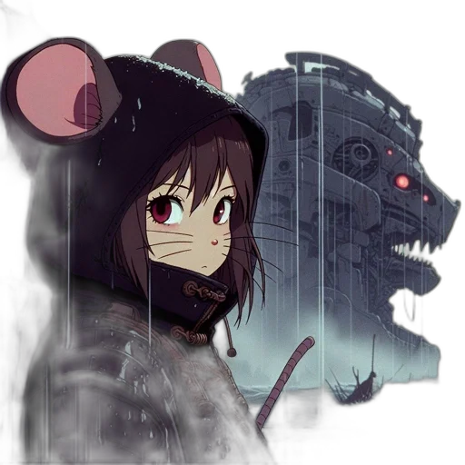 mask, robot, creature, weapon transparent PNG cut-out