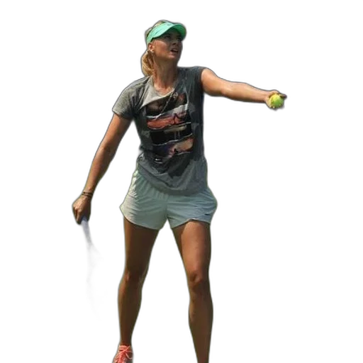 staff, female, tennis, player transparent PNG cut-out