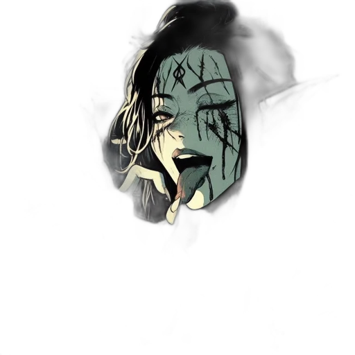mask, face, creature, weapon transparent PNG cut-out