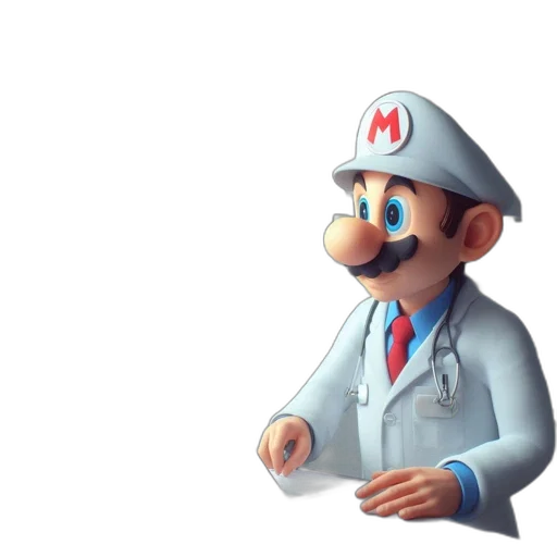 staff, hat, mask, 3d render transparent PNG cut-out
