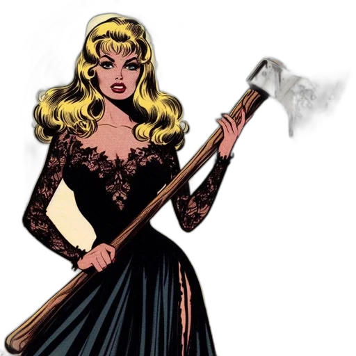 staff, weapon, comic book art, cartoon transparent PNG cut-out