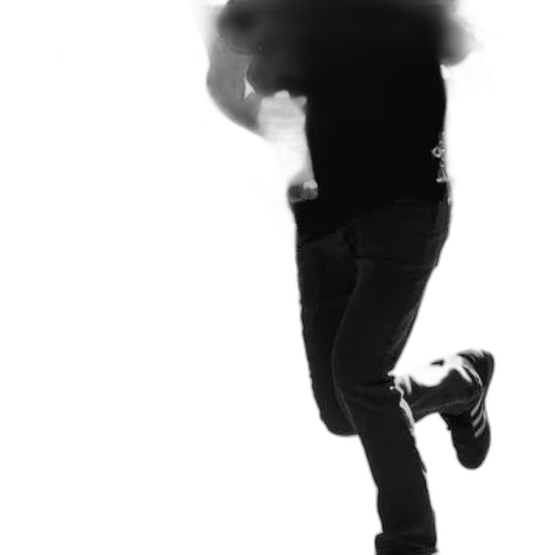 jacket, mask, staff, shoes transparent PNG cut-out