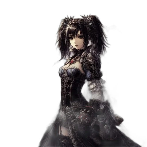 weapon, dress, fantasy art, concept art transparent PNG cut-out