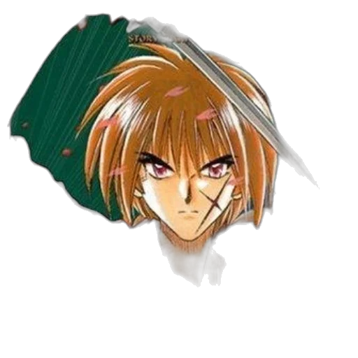 face, mask, hair, staff transparent PNG cut-out