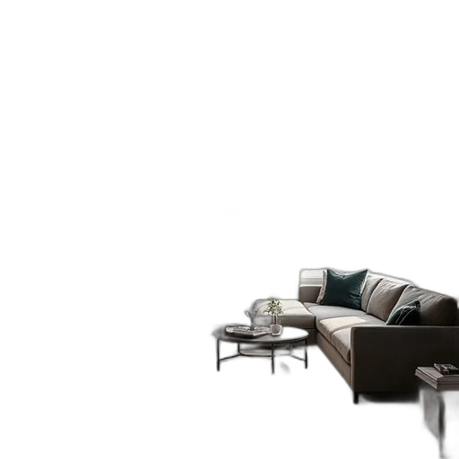 furniture, robot, umbrella, 3d render transparent PNG cut-out