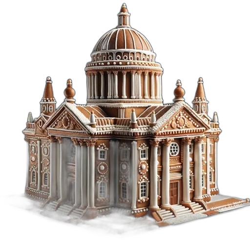 building, 3d render, concept art, photorealistic transparent PNG cut-out