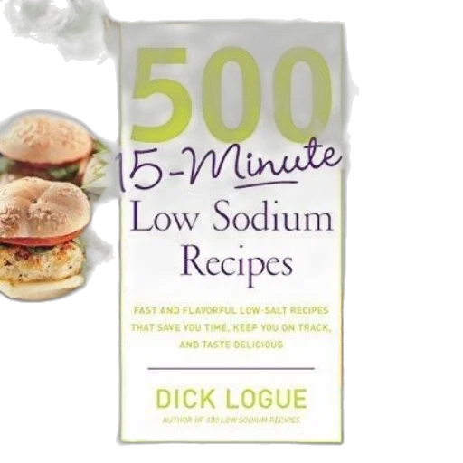 food, cookbook, cover, titled transparent PNG cut-out
