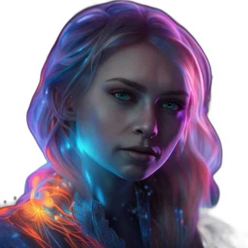 face, robot, dragon, hair transparent PNG cut-out