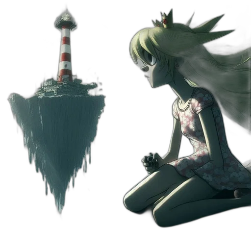 crown, creature, dress, concept art transparent PNG cut-out