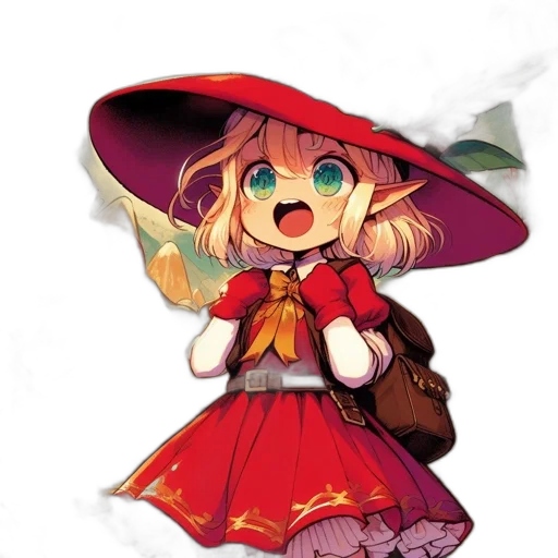 hat, staff, umbrella, weapon transparent PNG cut-out